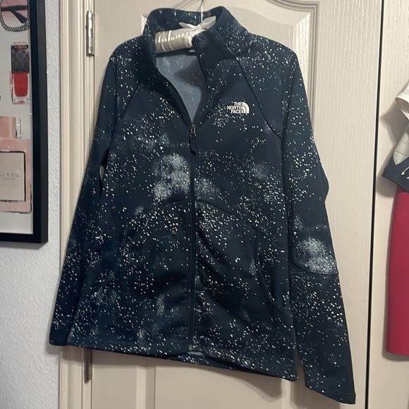 The North Face Cinder Full Zip Jacket in Navy Stars Print - Picture 3 of 7